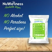 Flushable Wipes Pocket Size, Great for Outdoors, Concerts, Amusement Parks, Public Restrooms, and More (30)