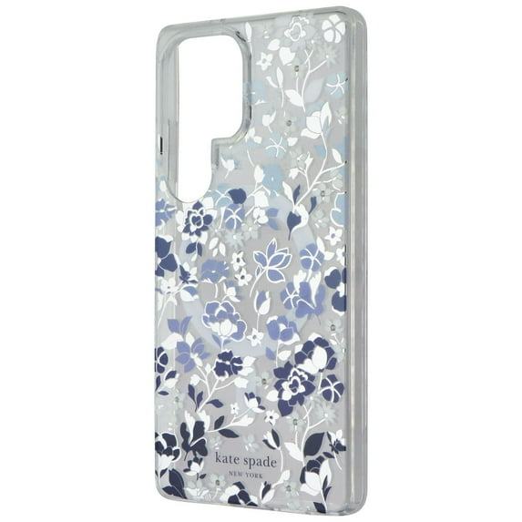 Open Box Kate Spade Protective Case for MagSafe - Galaxy S25 Ultra - Flowerbed Blue Gems