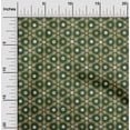 thumbnail image 2 of oneOone Cotton Flex Dark Green Fabric Asian Suzani Dress Material Fabric Print Fabric By The Yard 40 Inch Wide, 2 of 5