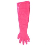 Veterinary Gloves, Sleeve Glove, Soft 50Pcs For Veterinary Veterinary Examination Tools Livestock Pets Tool Red Long Arm Gloves