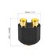 thumbnail image 3 of Conector Divisor de Hembra de 3,5 mm a 2 RCA hembra 4uds para TV Cable audio estéreo Unique Bargains conectores de abrazadera eléctrica, 3 of 3