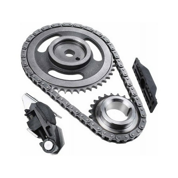 Front Timing Chain Kit 5 - Compatible with 1987 - 1995, 1997 - 2002 Jeep Wrangler 2.5L 4-Cylinder 1988 1989 1990 1991 1992 1993 1994 1998 1999 2000 2001