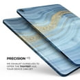 thumbnail image 3 of DesignSkinz Vivid Agate Vein Slice Blue V12 Full-Body Skin Decal Wrap Cover for iPad 6th Gen 9.7”(A1893/A1954), 3 of 4