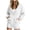 White, variant on felwors Long Sleeve Waffle Knit Zip-Up Hoodie Oversized Textured Sweatshirt with Kangaroo Pocket for Women Fall Casual Cozy Wine for Size M
