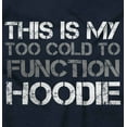 thumbnail image 2 of Too Cold Cute Winter Cuddle Hoodie Sweatshirt Women Men Brisco Brands L, 2 of 6
