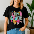 thumbnail image 2 of Cute Preppy Fourth Grade Teacher Leopard Coquette Pencil Bow, Back To School Shirt, Happy First Day Of School Tshirt, Cute Teacher Gift, 1St Day Of School Tee, School Shirt, Kindergarten, 2 of 5