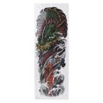 thumbnail image 2 of Pegatinas de tatuaje impermeables, manga del brazo, pegatinas de tatuaje para hombres y mujeres, parches, pegatinas de tatuaje temporales, diseño elevado, 2 of 9