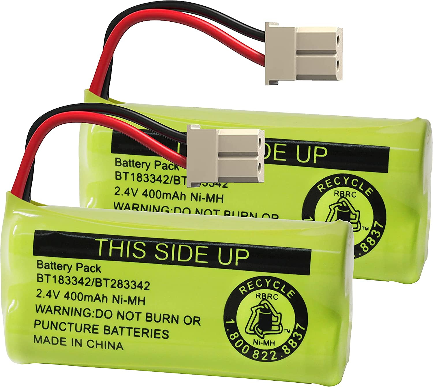 NBD BT183342 BT283342 Replacement 2.4V 400mAh Battery Packs for VTech