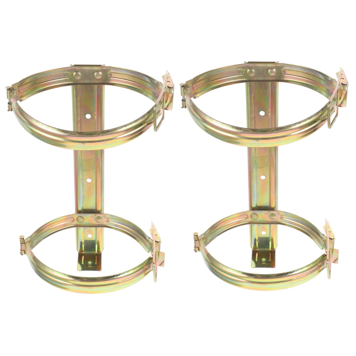 OUNONA 2pcs Fire Extinguisher Stand Metal Fire Extinguisher Holder Wall Mount Fire Extinguisher Stand