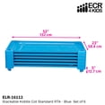 thumbnail image 2 of Early Childhood Resources ELR-16112-BL Standard RTA Stackable Kiddie Cot - Blue, 2 of 6