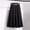 Black, variant on Dianli Midi Skirt Belted Midi Skirt Women's Hanging Mid Length Belted Casual Midi Skirt Hepburn Style Elastic Waist Versatile Day To Night Midi Skirt