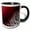 Black/White, variant on 3drose, Icy Branches in Twilight, 15oz Mug