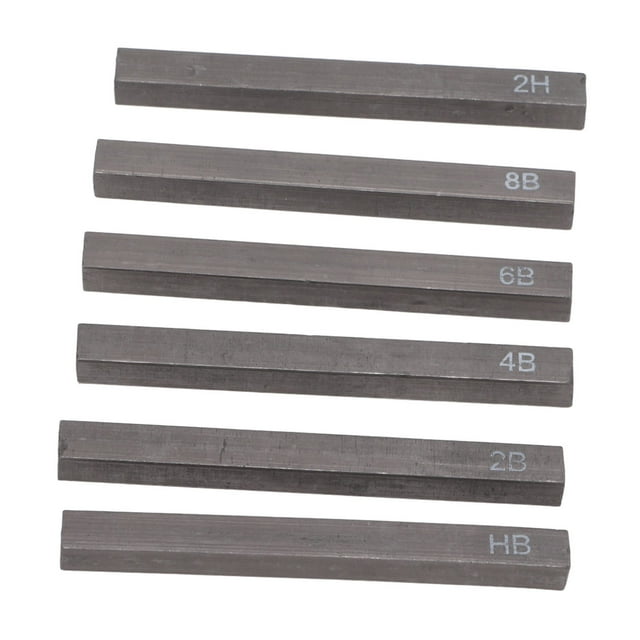 Lápices de arte, 6 piezas, lápices de carboncillo para dibujar, lápices de carboncillo resistentes y duraderos