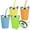 4 Packs_B, variant on Flantor Kids Cups with Straws and Lids 4 Pack, 12 oz Spill-Proof Stainless Steel Drinking Water Tumblers with Anti-Slip Sleeves for Hot or Cold Drinks