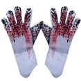 thumbnail image 1 of Guantes de limpieza de cocina, guantes de fútbol antideslizantes, tallas para jóvenes y adultos, guantes de receptor con agarre de silicona de alta adherencia, soporte superior y para todas las edades, 1 of 2