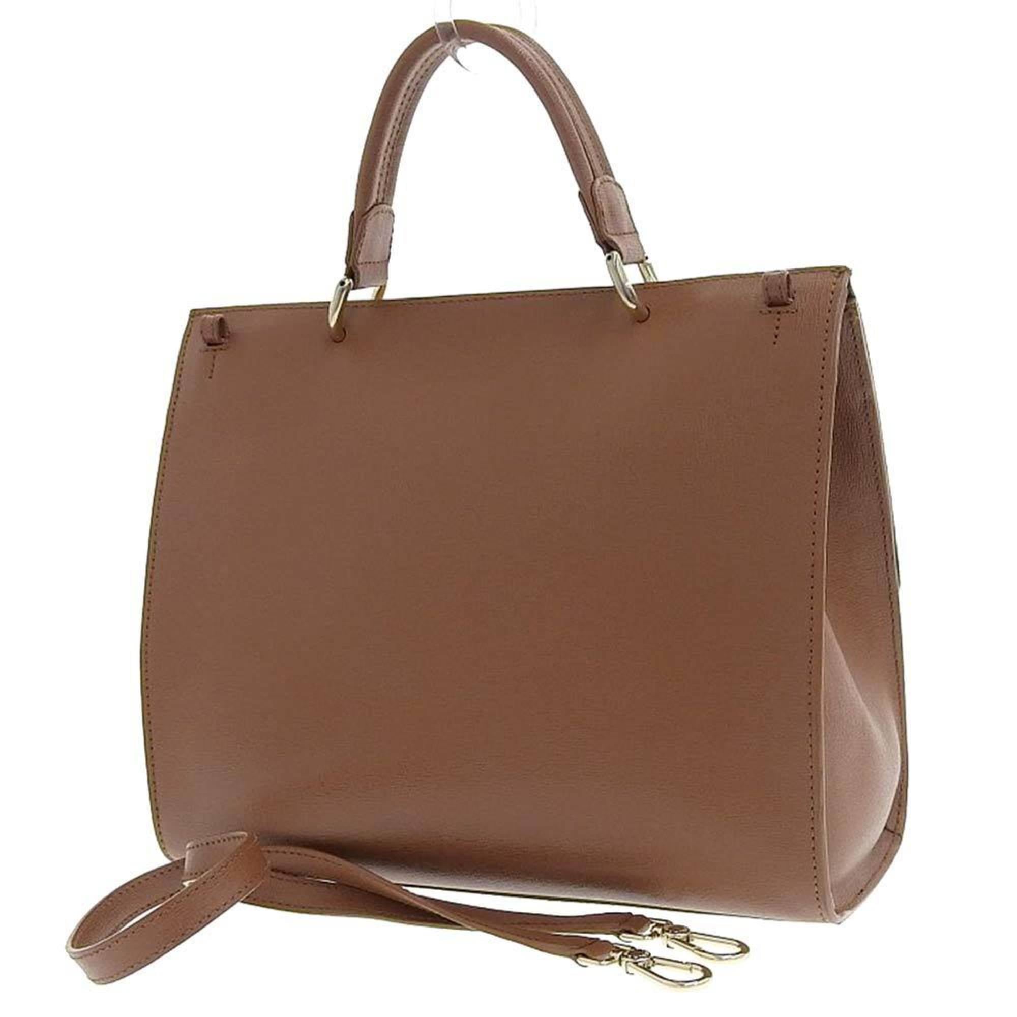 Pre Owned Furla FURLA Julia M Top Handle 2WAY Bag Handbag One