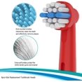 thumbnail image 3 of Healthy Smiles for Kids Replacement Heads, Small Round Head Design, Ultra Soft Bristles for Gentle Cleaning, 8 Pack with Colorful Marking Rings for Easy Identification, 3 of 5