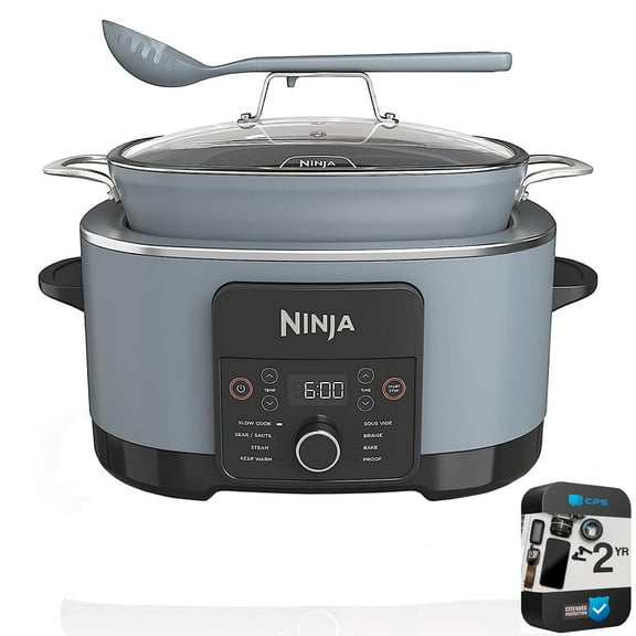 Restored Ninja MC1001 Foodi Possible Slow Cooker PRO Multi-CookerBundle with 2 Year Enhanced Protection Pack (Refurbished)