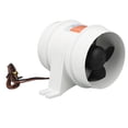 thumbnail image 1 of Electric Bilge Blower Fan,  Sealing High Output Compact 12V Inline Blower Fan Five Blade Fan High Efficiency  For Yachts, 1 of 8