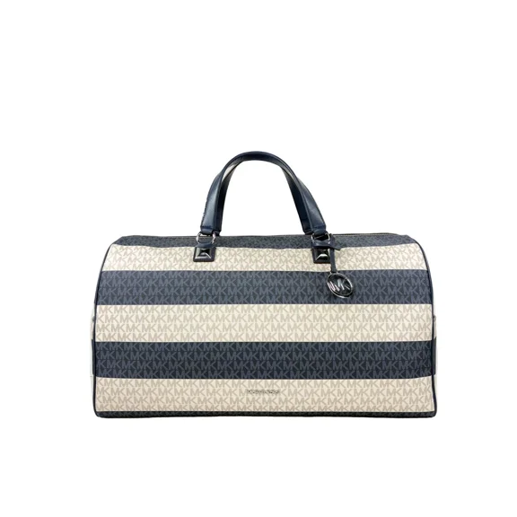 Michael Kors Grayson XL Duffle Weekender Bag Navy
