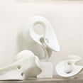 thumbnail image 4 of 14.5" White Decorative Amorphous Object Large Table, 4 of 9