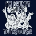 thumbnail image 2 of Men's Snow White and the Seven Dwarfs Grumpy & Dopey  Pull Over Hoodie, 2 of 4