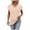 Pink, variant on Women's Summer Fashion Casual V Neck Low Neckline Short Sleeved Solid Color Printed Loose T Shirt Top, S,