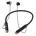 thumbnail image 1 of Banda para El Cuello con Micrófono ejercicio Cuello Colgante Inalámbrico Impermeable Música en oreja 5.1 Auriculares Auriculares Entrenami - negro, 1 of 4