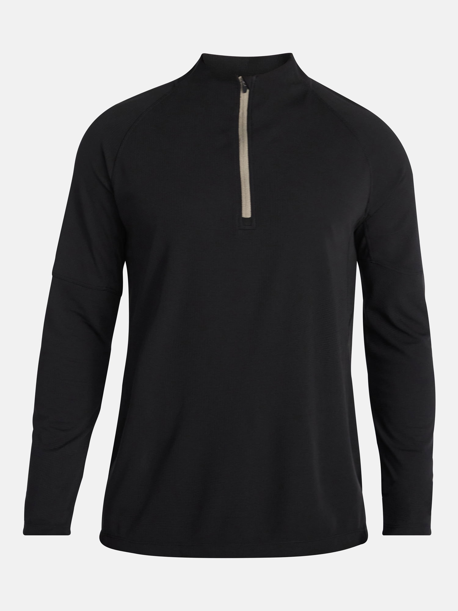 Ozark Trail Men's and Big Men's Textured Quarter Zip Pullover, Sizes S-3XL