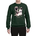 thumbnail image 2 of If It's Not a Pug It's Just a Dog Gift | Mens Dog Lover Crewneck Graphic Sweatshirt, Forest Green, Medium, 2 of 3