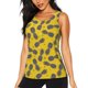 thumbnail image 1 of Fotbe Summer Pineapple Blusas Sin Mangas para Mujer – Estilo Casual, Corte Suelto, Slim-Fit, Cuello Redondo Deportivo, Tops de Verano para Gimnasio y Yoga-X-Large, 1 of 7