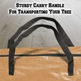 thumbnail image 6 of Sunrise Heavy Duty Large Artificial Christmas Tree Carry Storage Bag Holiday Clean Up to 9' (Tan), 6 of 10