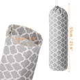thumbnail image 3 of Advancent Soporte para bolsa de lino de 2 piezas, farol gris, compras de comestibles con gancho, organizador de transporte de puerta, lavable a máquina, Almacenamiento y organización del hogar Advancent BFH000871-00, 3 of 6