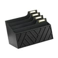 thumbnail image 2 of FashionCha Mail Organizer Countertop Accessories 4 Compartments Letter Holder Letter Sorter Black, 2 of 9