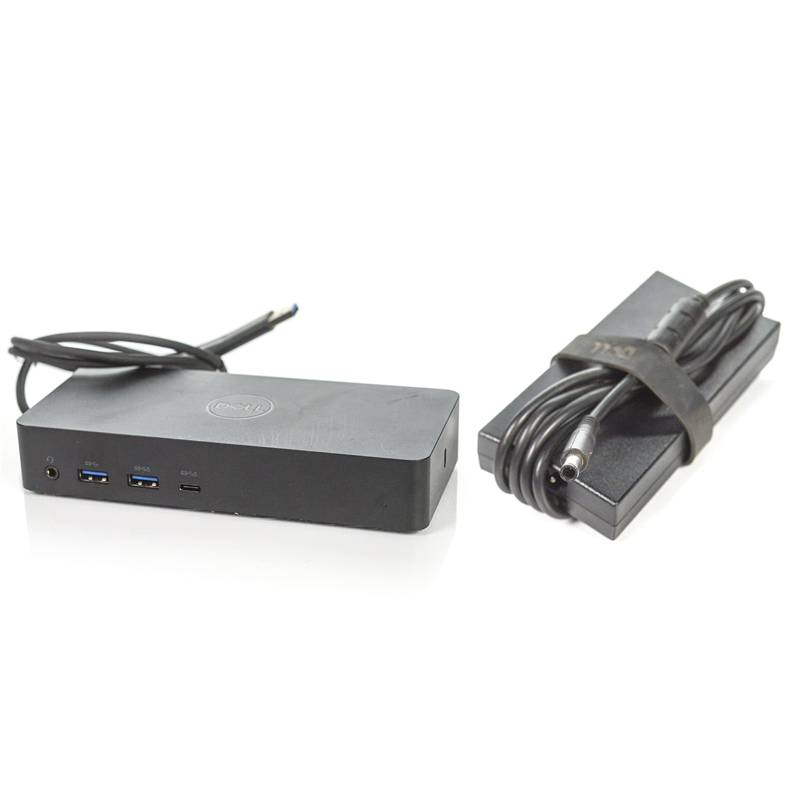 Used Dell D6000 Universal USB  USB-C 4K Dual DP Docking Station 452-BCYT  M4TJG PN3KT M4R9V - w/ AC Adapter 