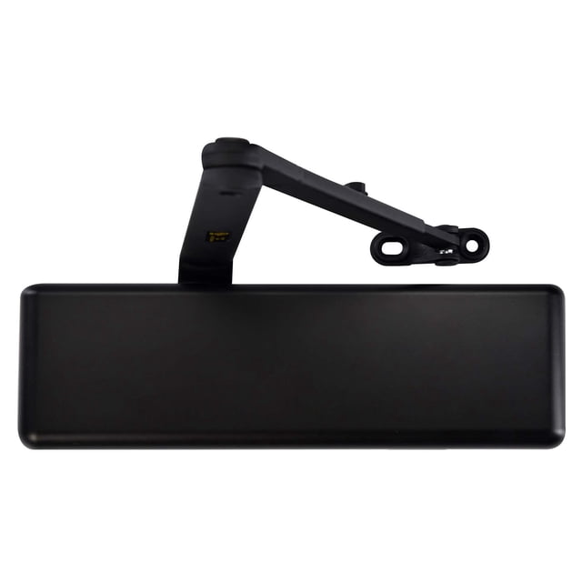 Cierrapuertas LYNN HARDWARE DC9016 automático, tamaño 1-6, negro mate