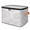 Multicolor 4, variant on ADECORIVY Geometric Stripes Storage Bin with Zipper Lid, Fabric Storage Baskets Boxes with Handles, Decorative Clothes Organizer Containers for Shelves, Wardrobe, Closet