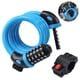 thumbnail image 1 of Candados para bicicletas Candado de cable para bicicleta con combinación reiniciable segura en espiral con soporte de montaje Zhivalor 221593-2, 1 of 8