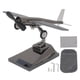 thumbnail image 1 of Hélices giratorias de avión Solar, aleación de Zinc, plástico, fácil montaje, avión con energía Solar para coche, mesa y oficina, 1 of 5