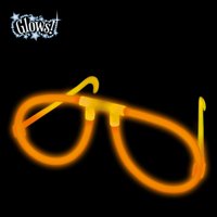Glow Stick Eye-Glasses, 2-pairs, Orange