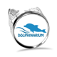 thumbnail image 1 of Blue Ocean natacion Dolphin patron Anillo de compromiso de boda de amor ajustable Unbranded M, 1 of 3