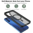 thumbnail image 5 of Galaxy A15 5G Case with Magnetic, 6.5" TPU Frosted Anti Slip Full Protective Case,Takfox Precision Cut Slim Magnetic Phone Case Cover, Strong Magnetic Suction Case for Samsung Galaxy A15 5G,Black, 5 of 9