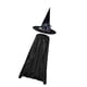 thumbnail image 4 of Conjunto de disfraz de Halloween jinwen con capa y sombrero Negro, 4 of 7