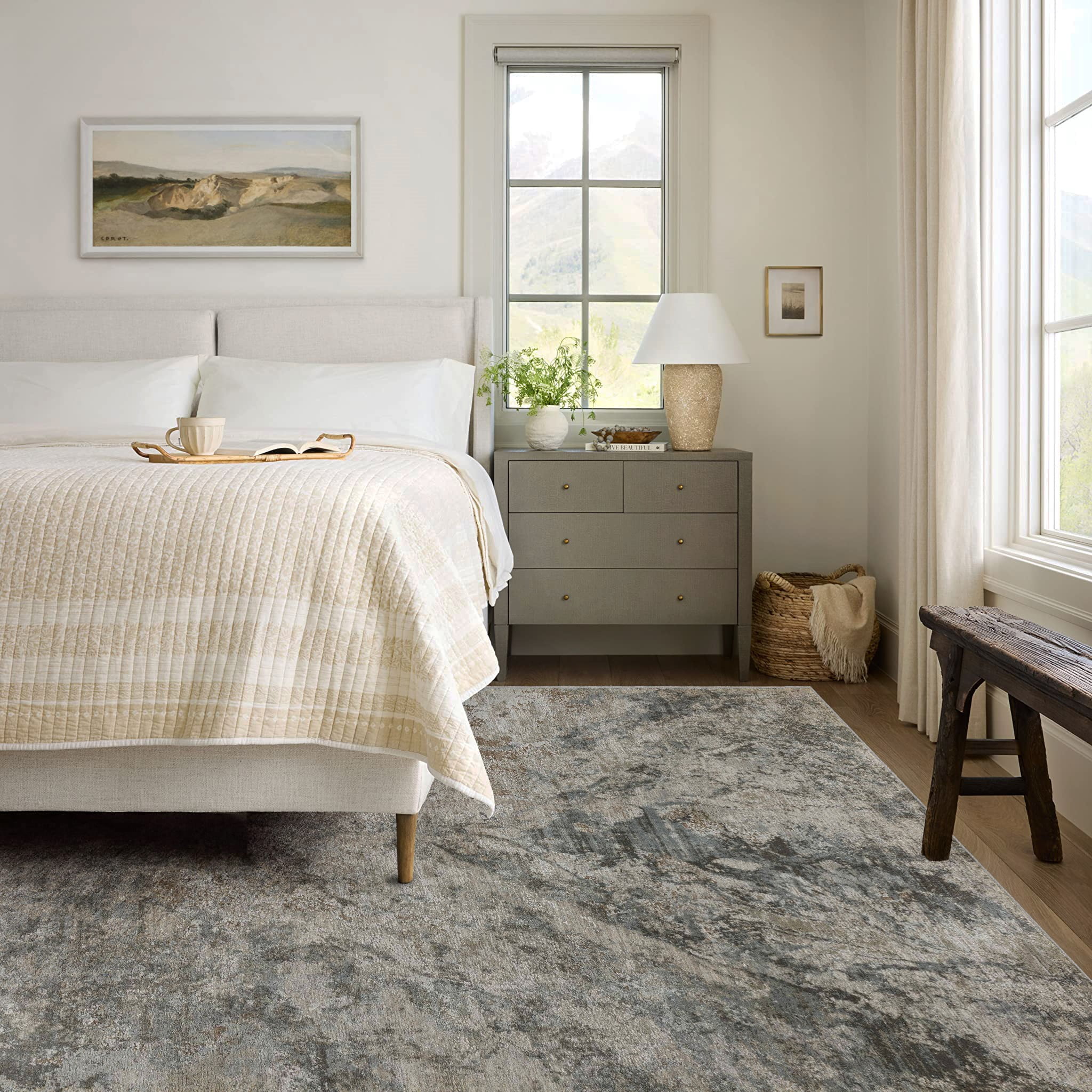 Rug Branch Melo Collection Modern Abstract Scandinavian Indoor Area Rug