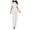 A White, variant on Idoravan Sequin Jumpsuit Short Sleeve High Waist formal Evening Party Playsuit Pants Women'S Solid Color High-Waisted Sleeveless Off-The-Shoulder Sequin Slim Long Sequin Romper