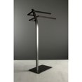 thumbnail image 2 of Kingston Brass SCC8395 Modern Edenscape Pedestal Dual Towel Rack - Oil Rubbed Bronze, 2 of 2