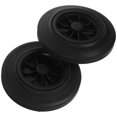 thumbnail image 1 of SOPOTUTU 2Pcs Trash Can Wheels Replacement Rubber Plastic Garbage Bin Accessories for Easy Mobility, 1 of 7