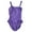Purple, variant on Ladies Asymmetrical with Removable Shoulder Strap One Piece Swimsuit (Orange, XL)
