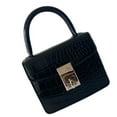 thumbnail image 3 of Women Shoulder Handbag Fashionable Retro Cute Small PU Handbag for Daily Work Shopping Black S, 3 of 8