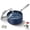 Blue, variant on Koch Systeme CS 1QT Nonstick Ceramic Saucepan with Lid, Nonstick Ceramic Small Sauce Pan with Stainless Steel Handle, Dishwasher Safe, Gradient Purple